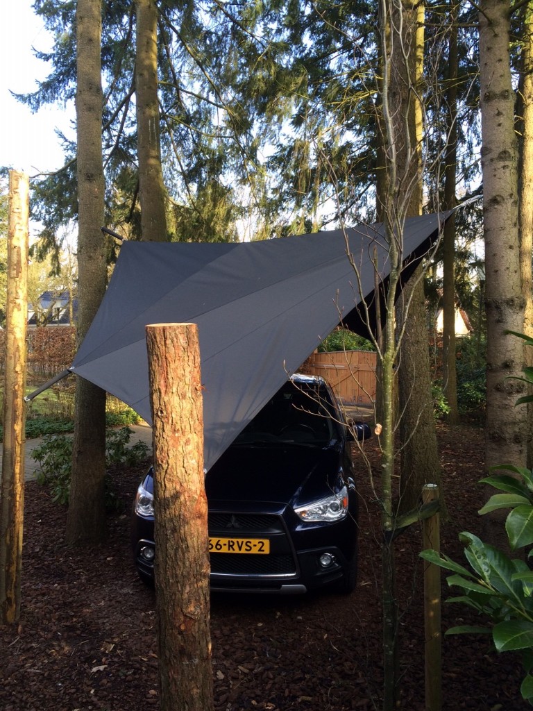 Tarp als carport - Doorn Zeilmakerij